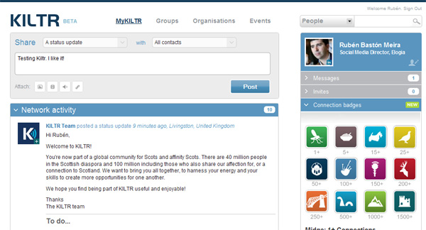 kiltr, el Linkedin escocés de nueva generación