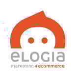 Nuevo logo de Elogia con baseline Marketing4ecommerce