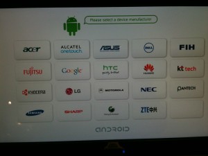 Cartera de móviles que usan Android