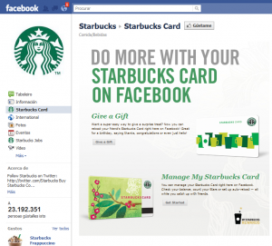 Facebook Starbucks