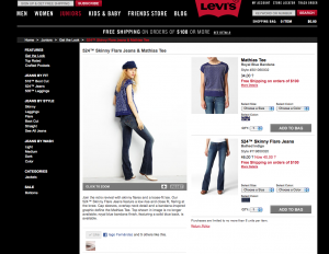 Levis sharing products