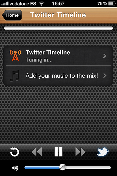 Pantallazo de The Social Radio