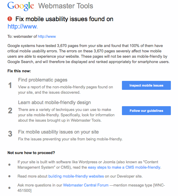 google-mobile-friendly-alert