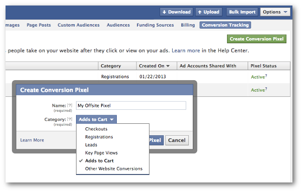 Facebook lanza Offsite Conversion Tracking: Calculemos el ROI