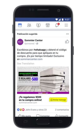WhatsApp ADs Facebook