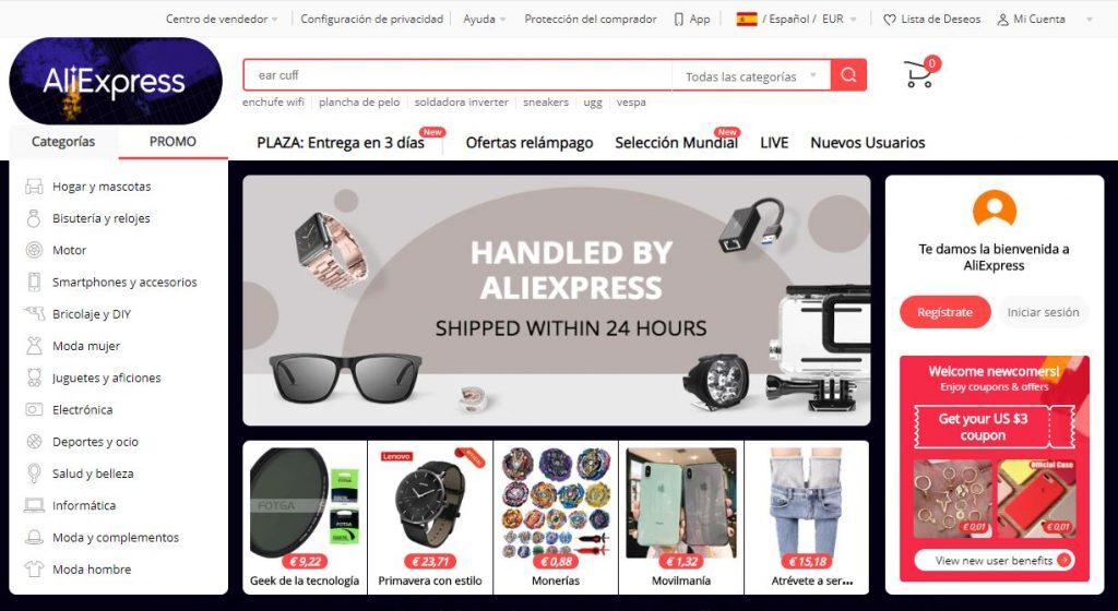 Marketplace de Aliexpress