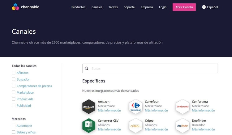 Integradores de Marketplaces