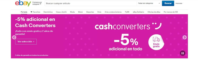 Promociones en eBay
