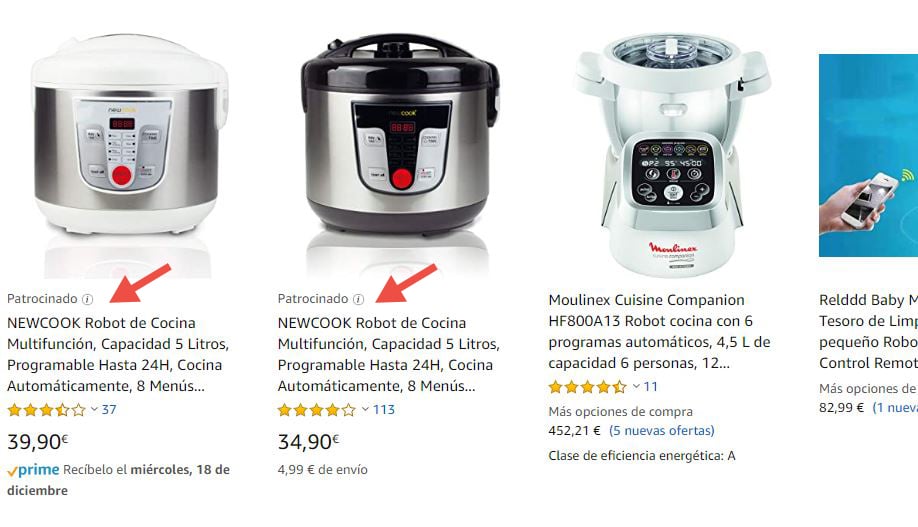 Sponsored Products de Amazon