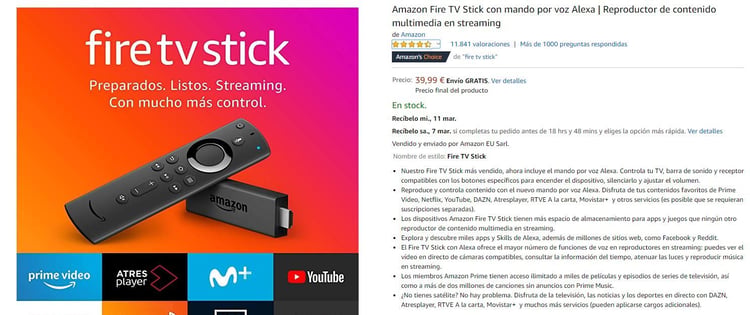 ATC en Amazon