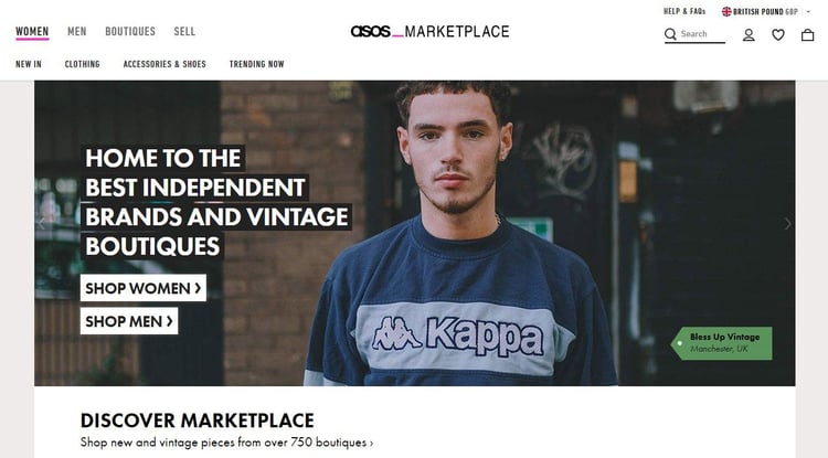 Marketplace de Asos