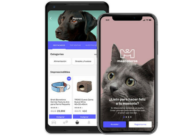 Aplicación de mascoteros, el marketplace de mascotas