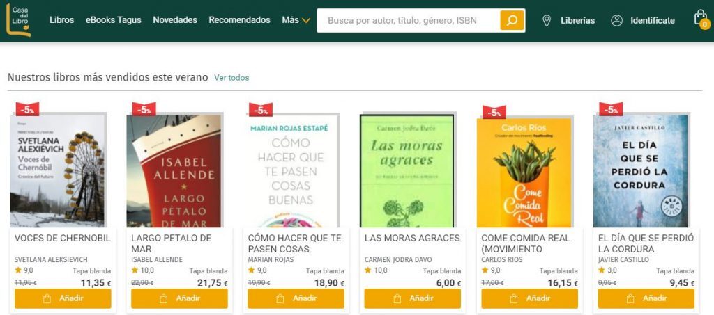Marketplace de La casa del libro