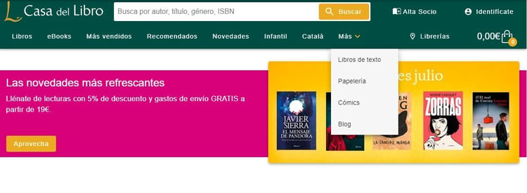 Casa del Libro, ejemplo de marketplace vertical