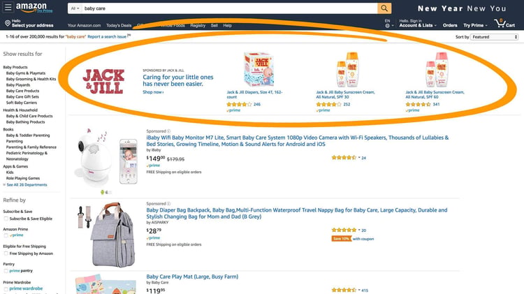 Sponsored Brands en Amazon