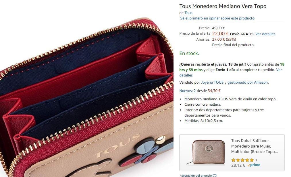 Ejemplo de producto para vender en Amazon
