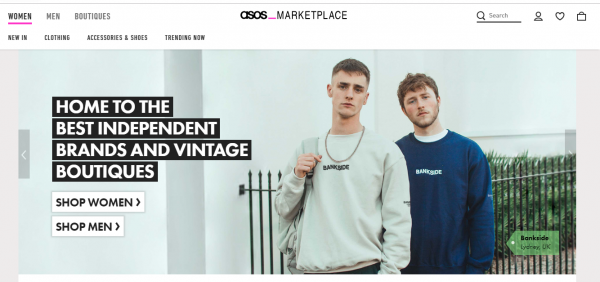 Vender en Asos Marketplace