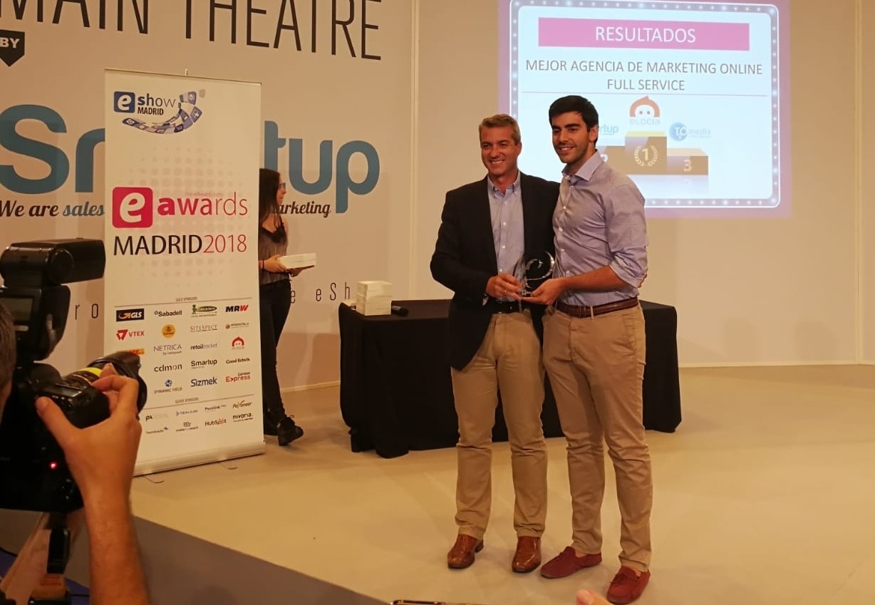 Elogia gana su cuarto eAward como Mejor Agencia de Marketing Digital de España